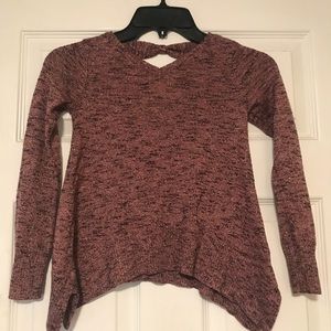 Pink and black heather shirt